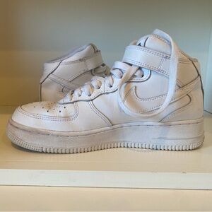 Nike Air high top sneakers.